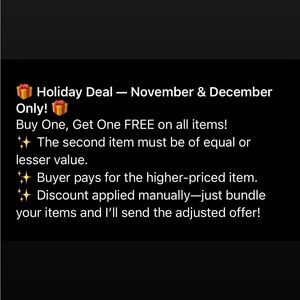 🎁 Holiday Deal — November and December! 🎁